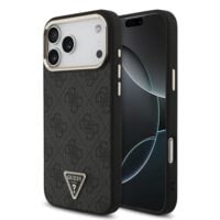 Guess 4G Triangle Logo iPhone 18 Pro Max / 17 Pro Max Case with MagSafe – Black