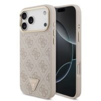Guess 4G Triangle Logo iPhone 18 Pro Max / 17 Pro Max Case with MagSafe – Pink