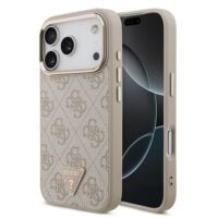 Guess 4G Triangle Logo iPhone 18 Pro / 17 Pro Case with MagSafe – Pink