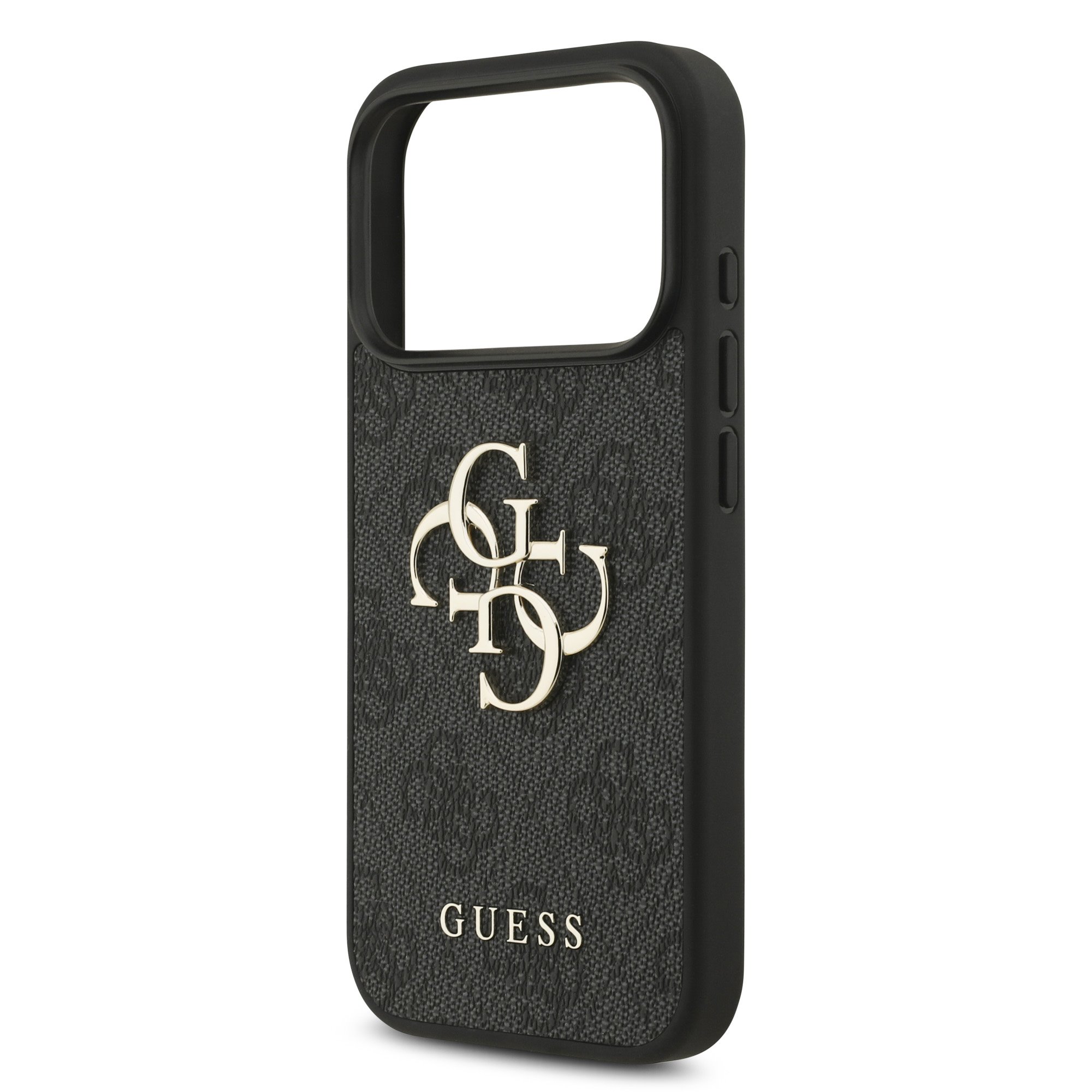 Guess PU 4G Metal Logo Hoesje iPhone 18 Pro / 17 Pro - Grijs - Afbeelding 5