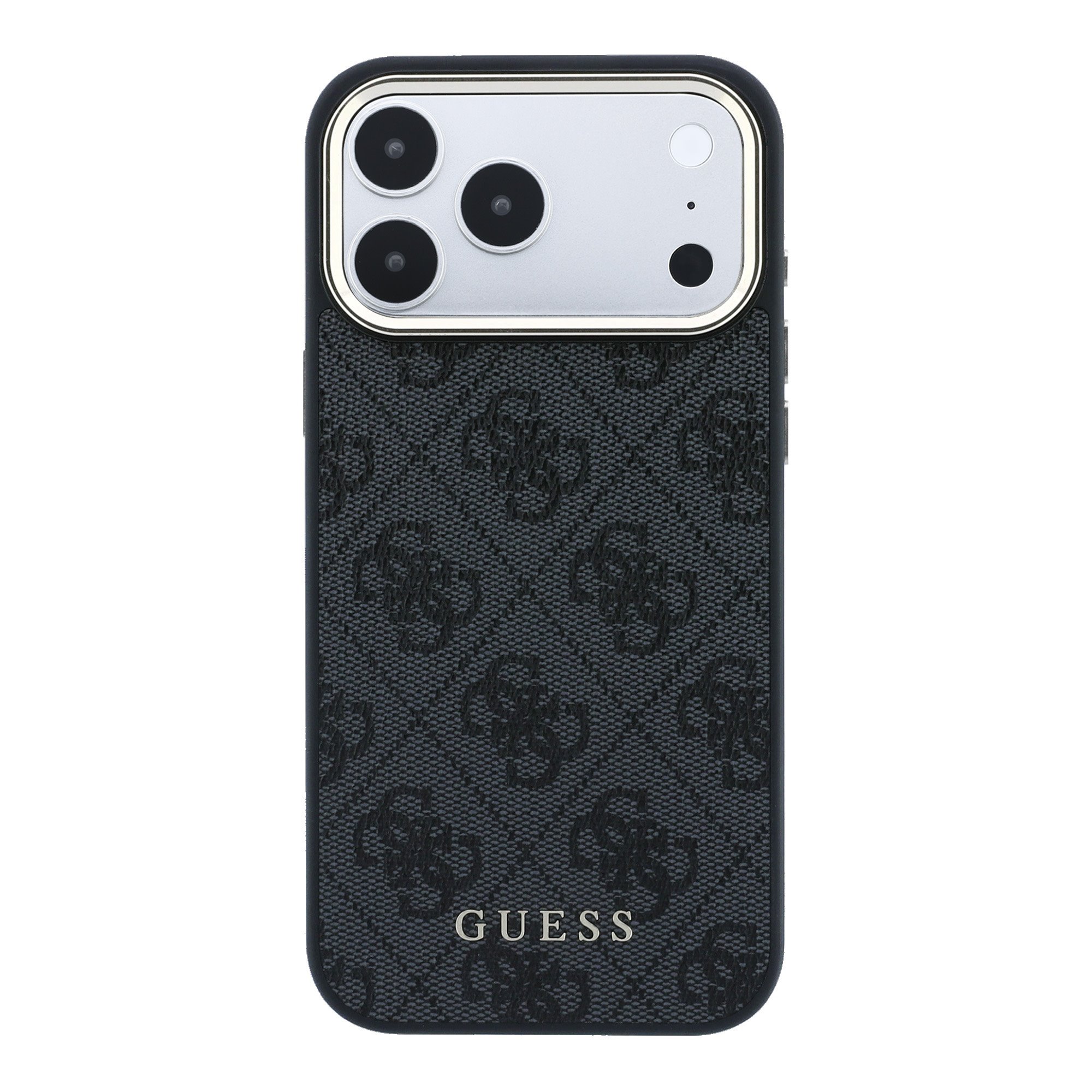 Guess PU Leather 4G Gold Frame MagSafe Hoesje iPhone 18 Pro Max / 17 Pro Max - Zwart - Afbeelding 3