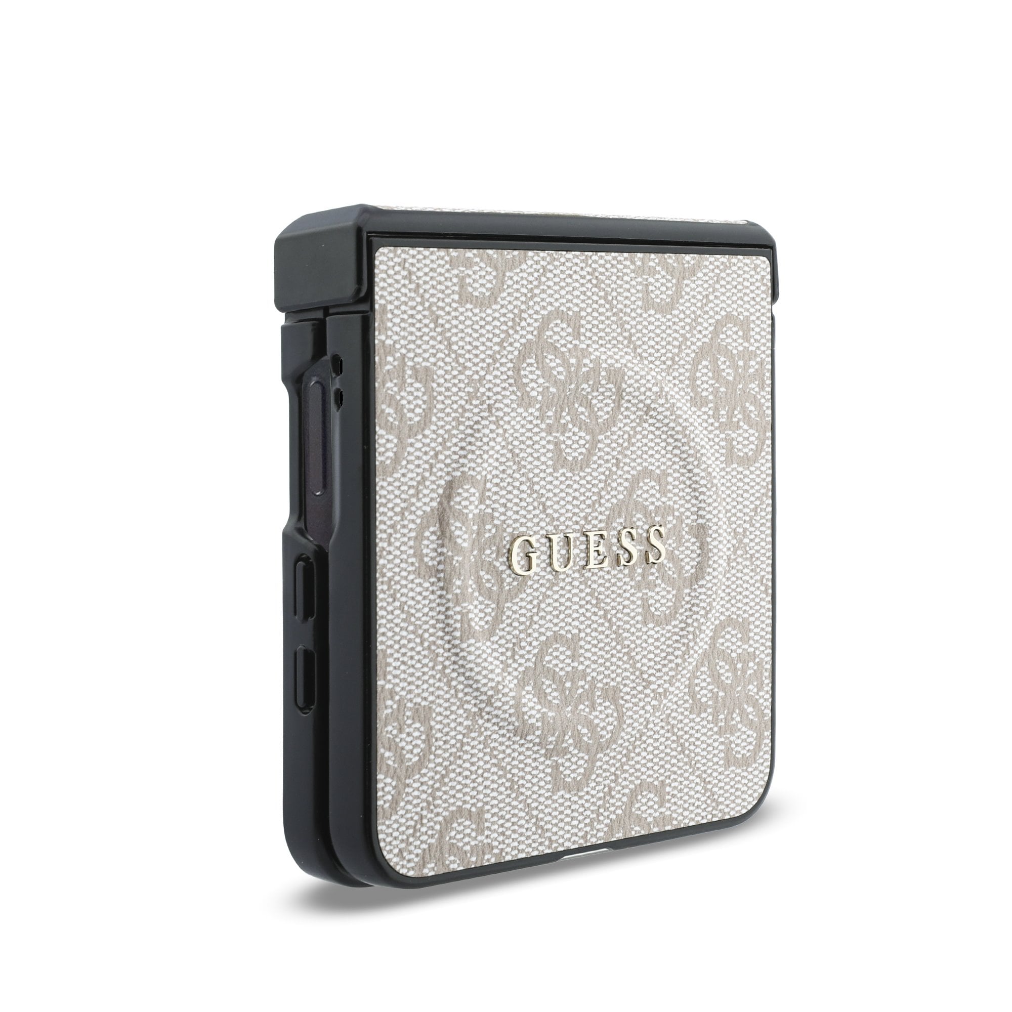 Guess PU Leather 4G Magnetisch Hoesje Samsung Galaxy Z Flip 8 - Roze - Afbeelding 2