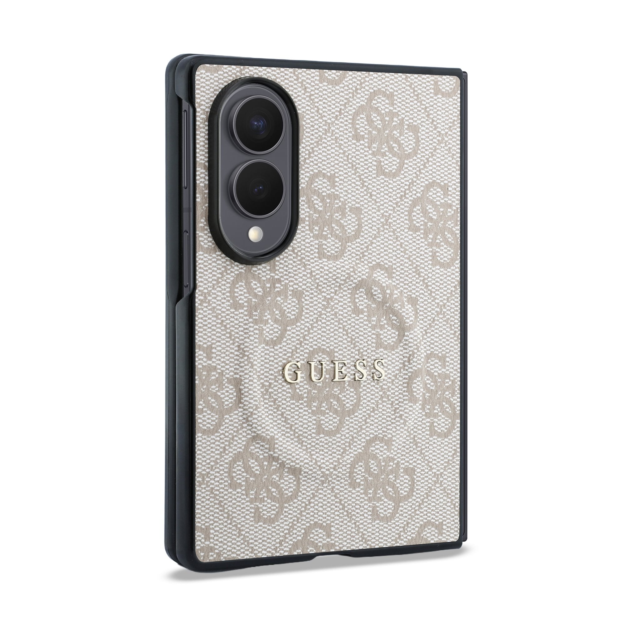 Guess PU Leather 4G Magnetisch Hoesje Samsung Galaxy Z Fold 8 - Roze - Afbeelding 3