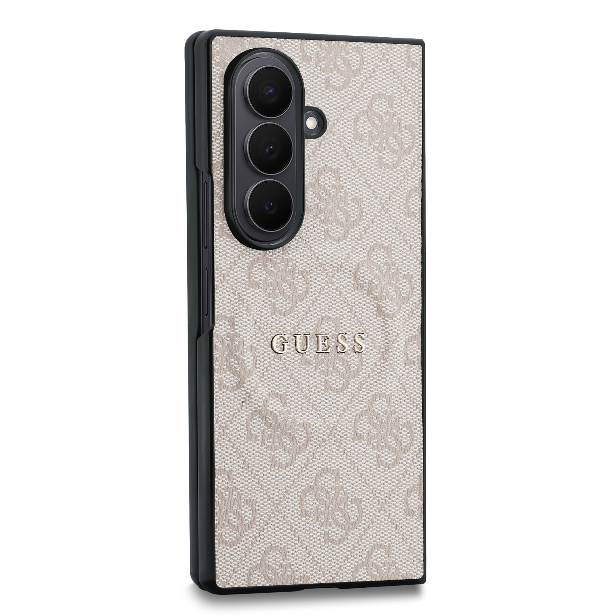 Guess PU Leather 4G Magnetisch Hoesje Samsung Galaxy Z Fold 8 Ultra - Roze - Afbeelding 3