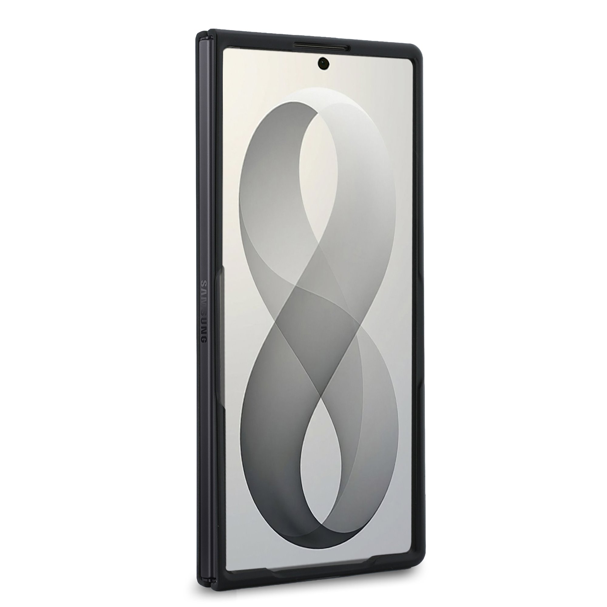 Guess PU Leather 4G Magnetisch Hoesje Samsung Galaxy Z Fold 8 Ultra - Roze - Afbeelding 4